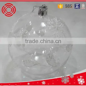 Christmas Gift Plastic Transparent Ball for Tree Decoration thumbnail-1