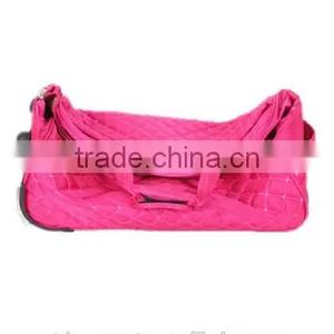 2015 China Factory Polyester Pink Color Travel Trolley Luggage Bag for Girls Quality Choice thumbnail-2