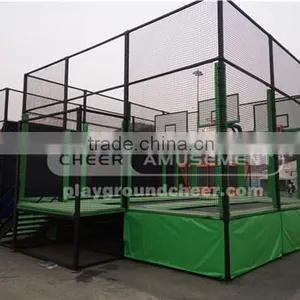 Cheer Amusement Custom Indoor Big Trampoline Park thumbnail-3