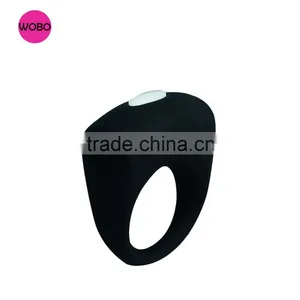 Silicone Vibrating Cock Ring Sex Toys E015B thumbnail-2