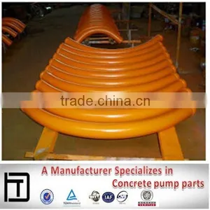 DN125*R180*90D Casting Pipe Elbow,Concrete Pump Pipe Spare Parts in China thumbnail-1