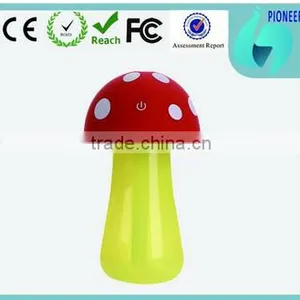 Mushroom Appearance LED Lamp Humidifier Fogger Cool Mist Usb Ultrasonic Humidifier Portable Air Humidifier thumbnail-1
