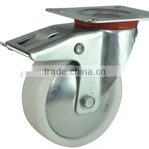 White PP Caster,white PP Castor,PP Industrial Caster Wheels thumbnail-3