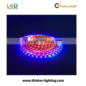 WS2812B Advertising Lighting 60led/m IC Memory Card Led Digital Flexible Strip With 5v CE&Rohs thumbnail-3