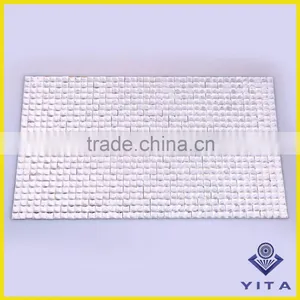 Factory Price Hotfix 8*8MM All Glass Rhinestone Mesh Sheet 24*40cm thumbnail-1