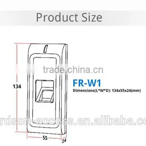 Fast Delivery High Security Metallic Casing Water Protection Standalone Access Control thumbnail-6