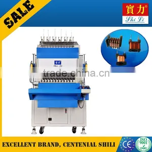 SHL210-12 Full Automatic Transformer Bobbin Plastic Coil Winding Machine thumbnail-1