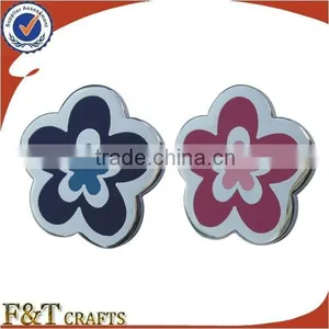 Customized Wholesale Metal Lapel Pins Flower thumbnail-1