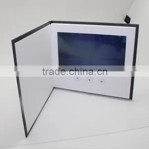 Magnet Switch 7 Inches 1500mah Tft Screen Custom Video Greeting Card Lcd Greeting Card thumbnail-1