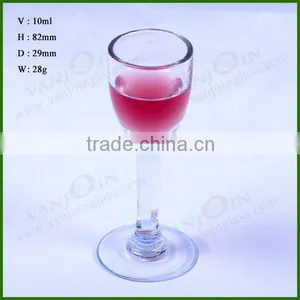 10ML Clear Color Glass Cup or Goblet thumbnail-1
