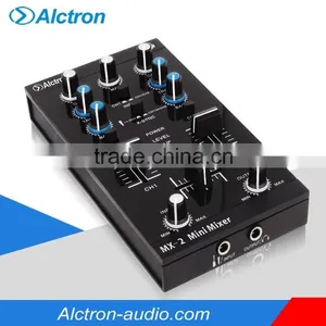 Alctron MX-2 Mini Portable DJ Mixer for Ios,Pro IOS Mini Mixer,Pro Instrumental Mini Mixer thumbnail-1