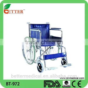 Elderly Steel Wheelchair thumbnail-1