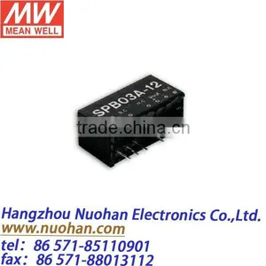 Meanwell 3W DC-DC Regulated Single Output Converter 12v dc Switching Power Supply thumbnail-1