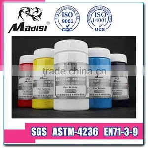EN71-3 9 Standard 300ML Colorful Acrylic Paint Bulk thumbnail-1