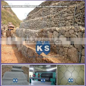 3x1x1m Galvanized Gabions/Gabion Wall/Retaining Wall Blocks(Wuxi Konson Factory) thumbnail-1