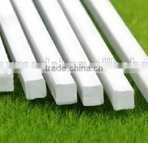 Model Square Tube in Plastic Profile, Plastic Scale Tube, DIY Model Material, Materials for Architecture Models thumbnail-1