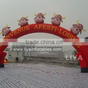 Inflatable Arch With LOGO Printing Air Sealed or Air Continuous Inflatable Archway/arch Door Produce and Sale thumbnail-1