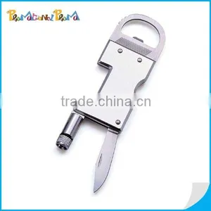 3 In 1 German Style Keychain Multi-function Bottle Opener With LED Light thumbnail-1
