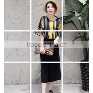 2017brand New Thailand Style Short Sleeve Lady Top thumbnail-3