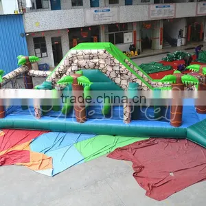 2016 New Design Obstacle Airdrop Jungle Fun Inflatable Obstacle Course Bouncer thumbnail-2
