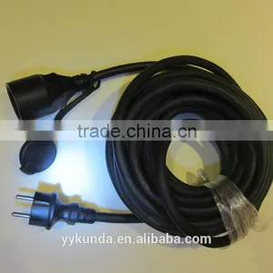 Extension Power Cables, IP44 Waterproof Extension Cable, Europe Schuko Cables thumbnail-5