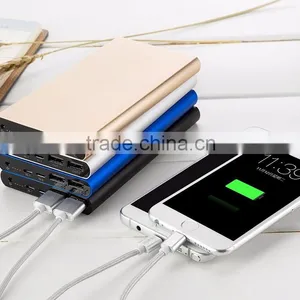 Custom Logo Ultra Thin Mobile Power Bank 10000mah Real Capacity thumbnail-1