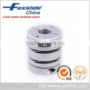 6.35mm to 6.35mm Double Diaphragm Shaft Coupling Disc Couplings Flexible Coupler 26mm OD 25.5mm Length thumbnail-2