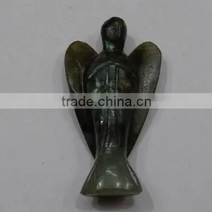 Green Aventurine (Dark) Angel : Wholesale Gemstone thumbnail-1