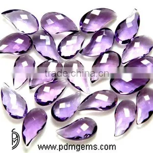 Amethyst Mango Shape Cut Semi Precious Gemstone, All Cut, Sizes And Qualities, Natural Semi Precious Gemstone thumbnail-2