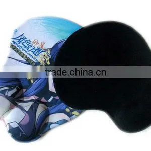 Sexy Mouse Pad With Fabirc,PU and SBR thumbnail-1