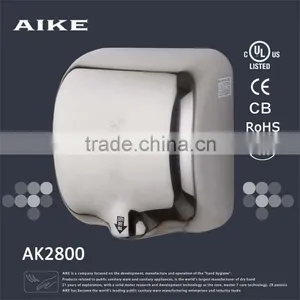 Wall Mounted Polished Stainless Steel Jet Hand Dryer thumbnail-1