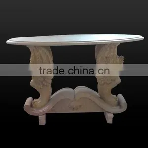 SKY-002 Stone Garden Marble Top Round Dinging Tables thumbnail-1