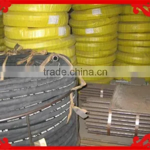 High Tensile Good Quality Factory Price Anti-abrasion Flexible Hydraulic Rubber Hose thumbnail-1