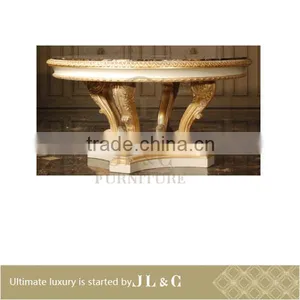 FT08-01 Round Dining Table Dining Room From JL&C Luxury Home Furniture New Designs 2015 (China Supplier)/Rococo Style thumbnail-1