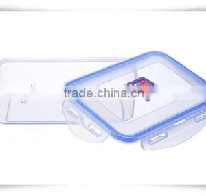 Food Grade 800ml Square Shape Plastic Food Storage Container Fd003 thumbnail-2