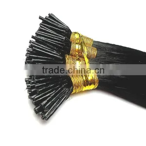Real Remy Hair High Quality 10-30 Inch i Tip Hair Extension thumbnail-5