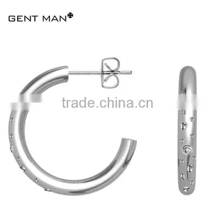 Women Accessory Trendy Design Hoop Stainless Steel Earring, Unique Jewelry Wholesale China Website thumbnail-1