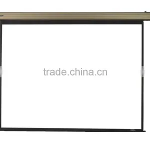 16:9 Format and Matt White,matt White / Glass Fabric Material Electric Tensioned Projector Screen thumbnail-1