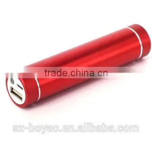 2016 Wholesale Cylinder Shape Power Bank,2600 Mah Power Bank With LED Light thumbnail-2