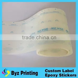 Waterproof Custom Vinyl Logo Sticker, Color Printed PVC Transparent Plastic Sticker Sheet thumbnail-1