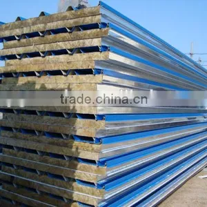 Color Plate Housing With Rockwool Interlayer Flame-retardant Materials thumbnail-5