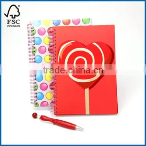 Harcover Ruled Notebook and Pen Gift Set thumbnail-1