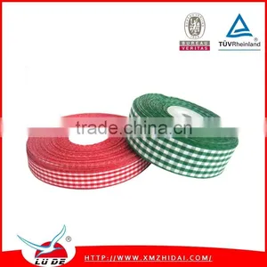 2015 Direct Factory Garment or Gift Packing Plaid Ribbon /tartan Ribbon thumbnail-5