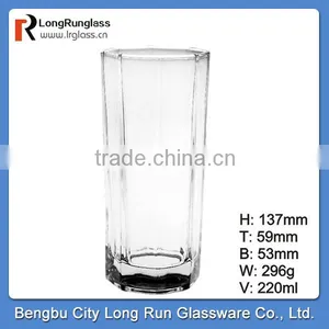 LongRun 7.5oz Tall and Thin Home Use Glass Cups Set Wholesale Glassware thumbnail-1