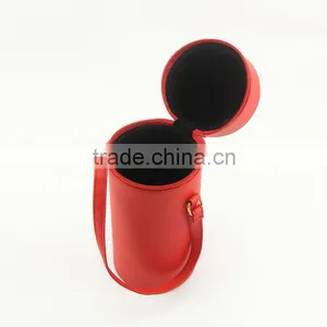 Luxury Leather Wine Carrier thumbnail-1