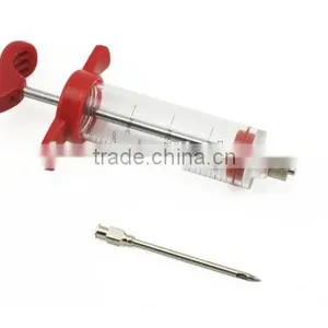 Good Design BBQ Marinade Sauce Injector Turkey Needle Seasoning Syringe thumbnail-4