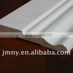 Gesso Primed White Wood Skirting Board for Floor thumbnail-1