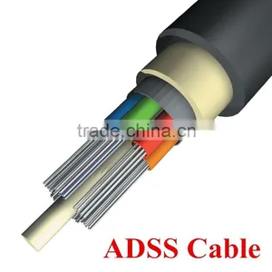 Supply Cable Self Supporting 4 Core Aerial Stranded Adss Cable thumbnail-2