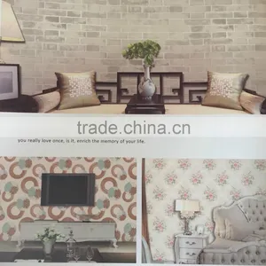 Hot Selling Natural Brick Stone Textured 3d Effect Wallpaper With Cheap Price thumbnail-6
