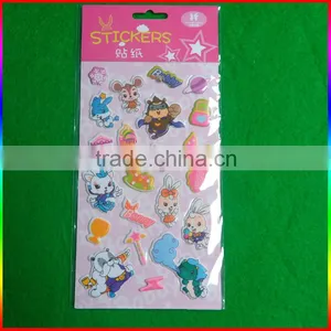 Rabbits Puffy Stickers Lovely for Kids thumbnail-1